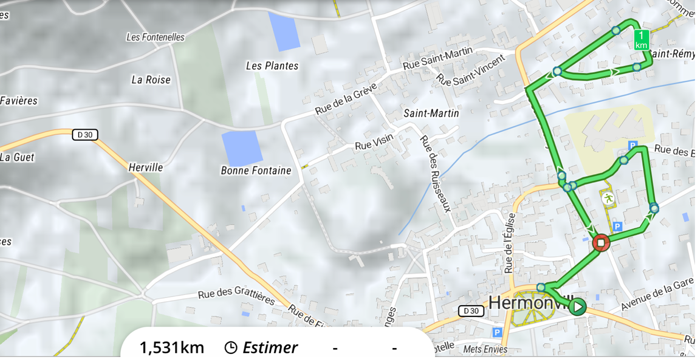 bloucle 1,5km
